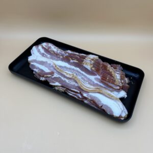 Durchwachsener Speck in Scheiben