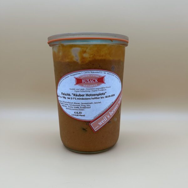 Fleischbällchen "Räuber Hotzenplotz" im Glas