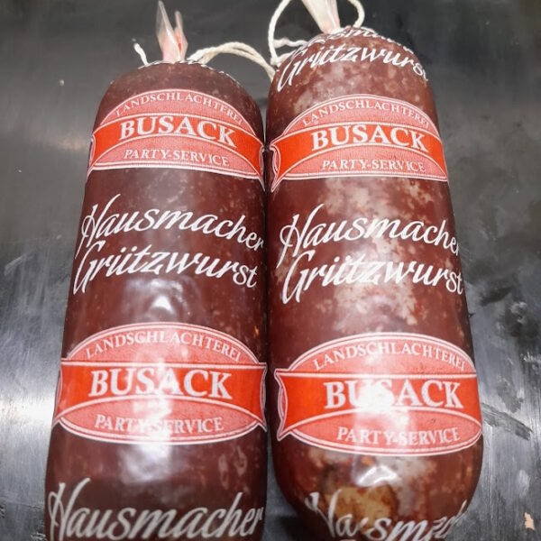 Grützwurst ohne Rosinen, 1 St.