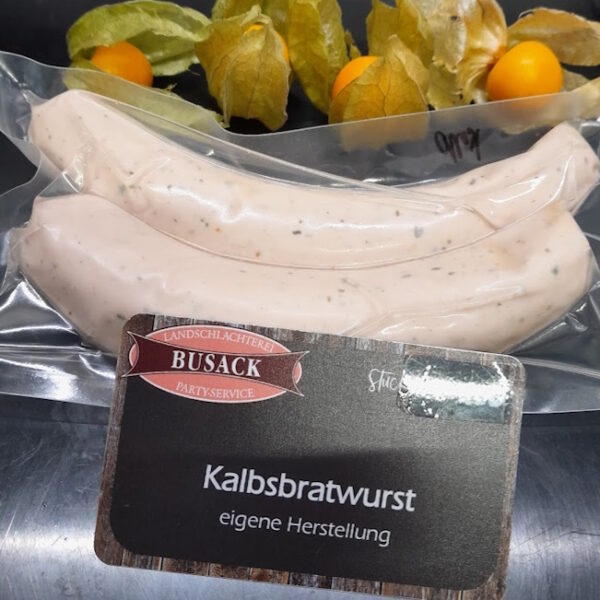 Kalbsbratwurst, 1 St.