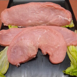Kalbsschnitzel in Scheiben