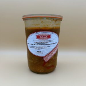 Schaschlikpfanne im Glas
