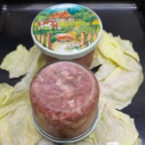 Schweinesülze im Glas