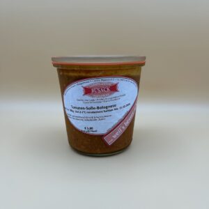 Tomaten-Soße-Bolognese im Glas