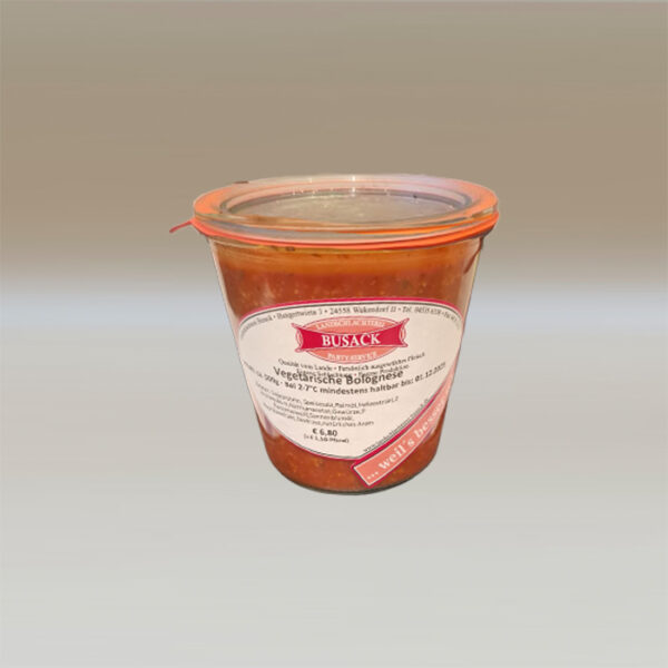 Vegetarische-Bolognese im Glas